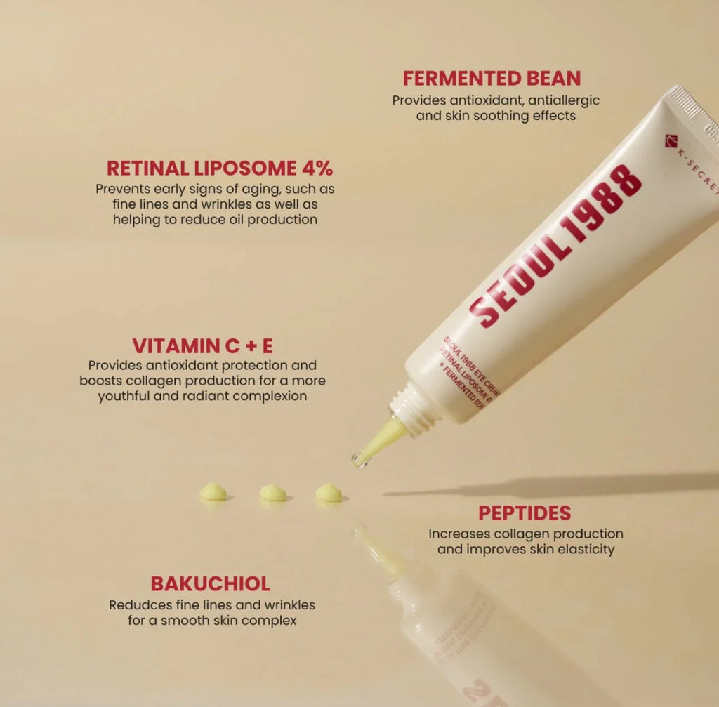 K-Secret Seoul 1988 Eye Cream Retinal Liposome 4% + Fermented Bean