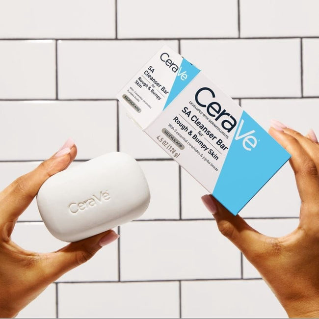 CERAVE SA Cleanser bar for rough and bumpy skin 128g Main Image