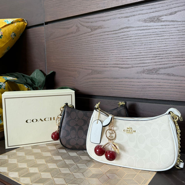 Coach Penn Shoulder Bag With A Cherry Charm Hover Image