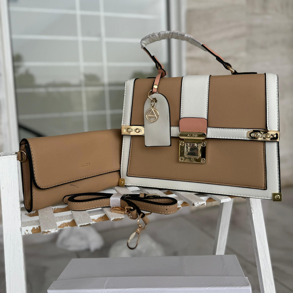 ALDO HANDBAG (BROWN)