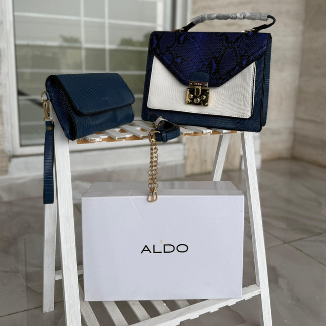 ALDO HANDBAG (BLUE ) Hover Image