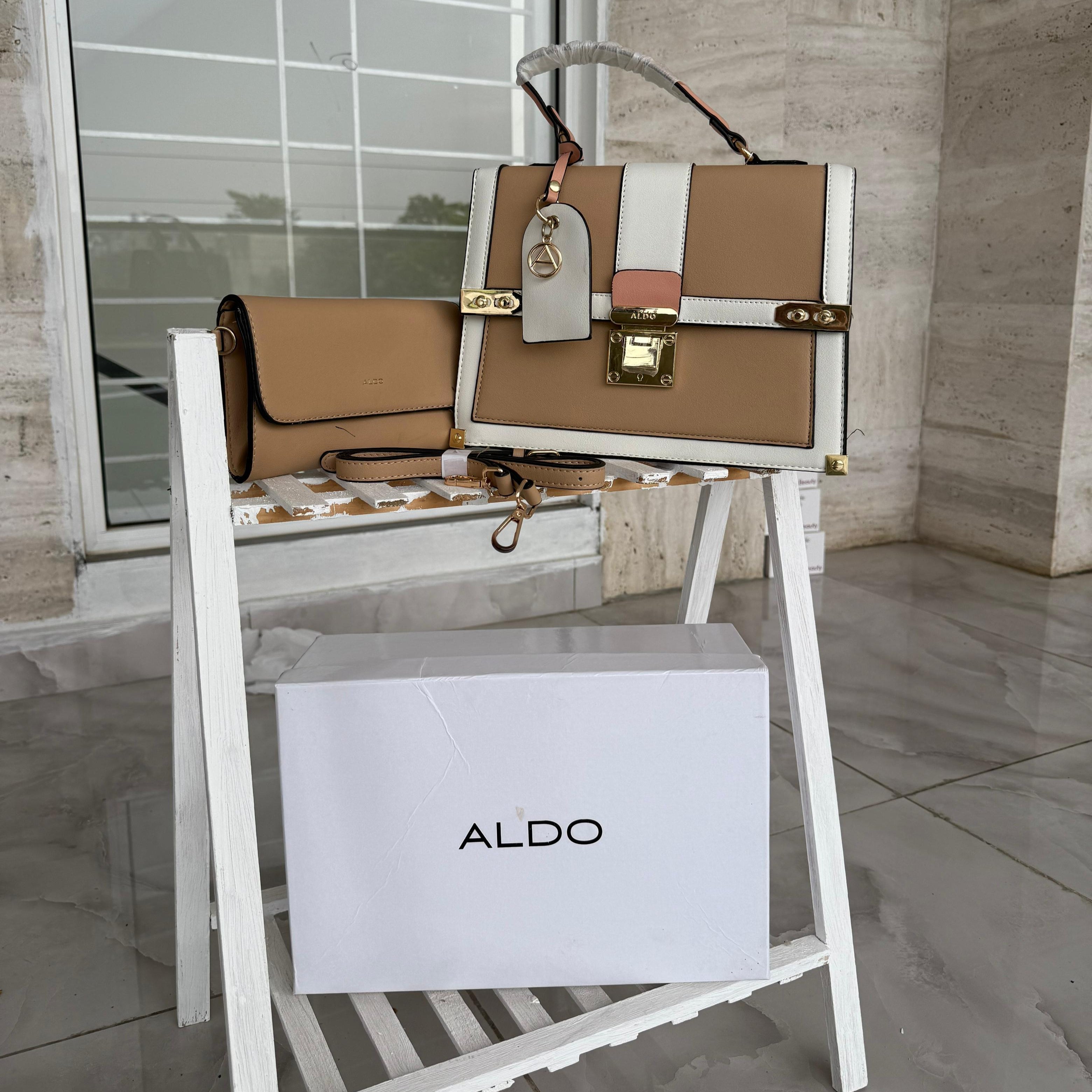 ALDO HANDBAG (BROWN)