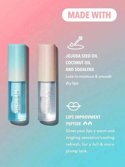 Sheglam Plump Addict HOT & COLD GLOSS DUO Plumping Lipgloss Set Main Image