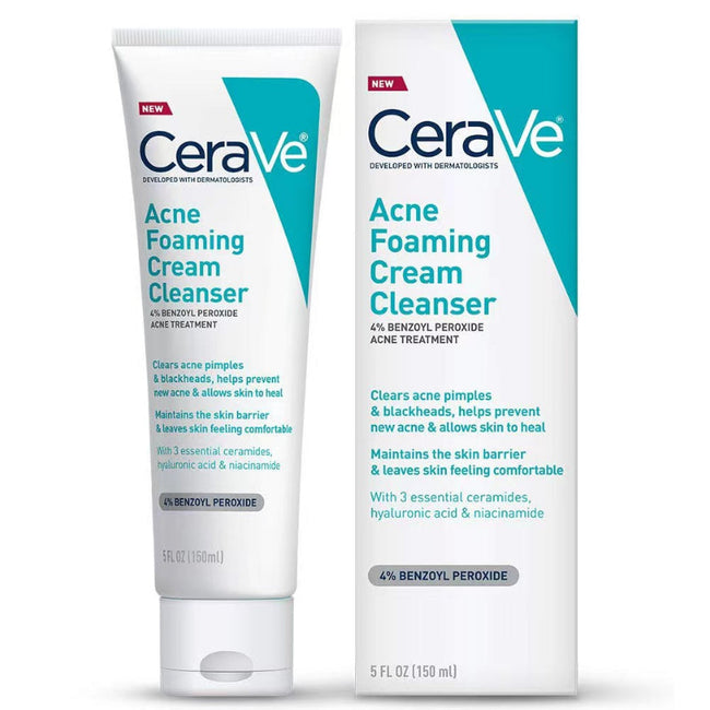 CeraVe Acne Foaming Cream Cleanser Hover Image